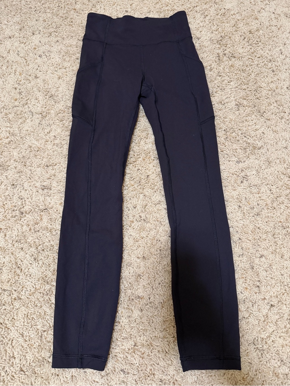 Lululemon Invigorate High-Rise Tight 25" with Pockets - Black (Size 2)
